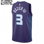 Maillot NBA Charlotte Hornets Terry Rozier III 3 Jordan 2022-23 Statement Edition Violet Swingman - Enfant